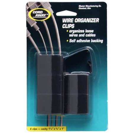 Master Caster Cable Clip, 6 PK MAS00204